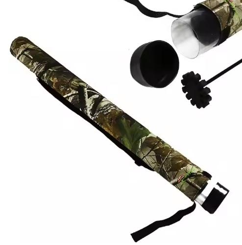 Hip quiver tube with belt loop