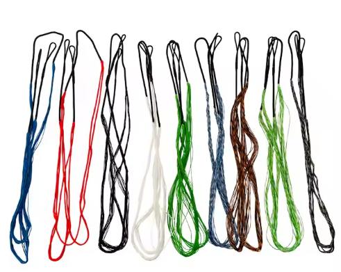 Recurve bowstrings, assorted colors